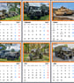 2027 Calendar Military Vehicles A4 Size Wall Hanging 
