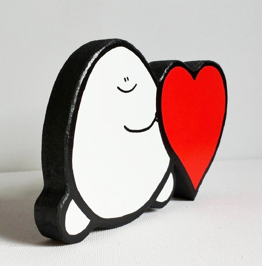 Wooden Chep Ornament - Original painting