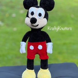 Handmade Crochet Mouse Plushie