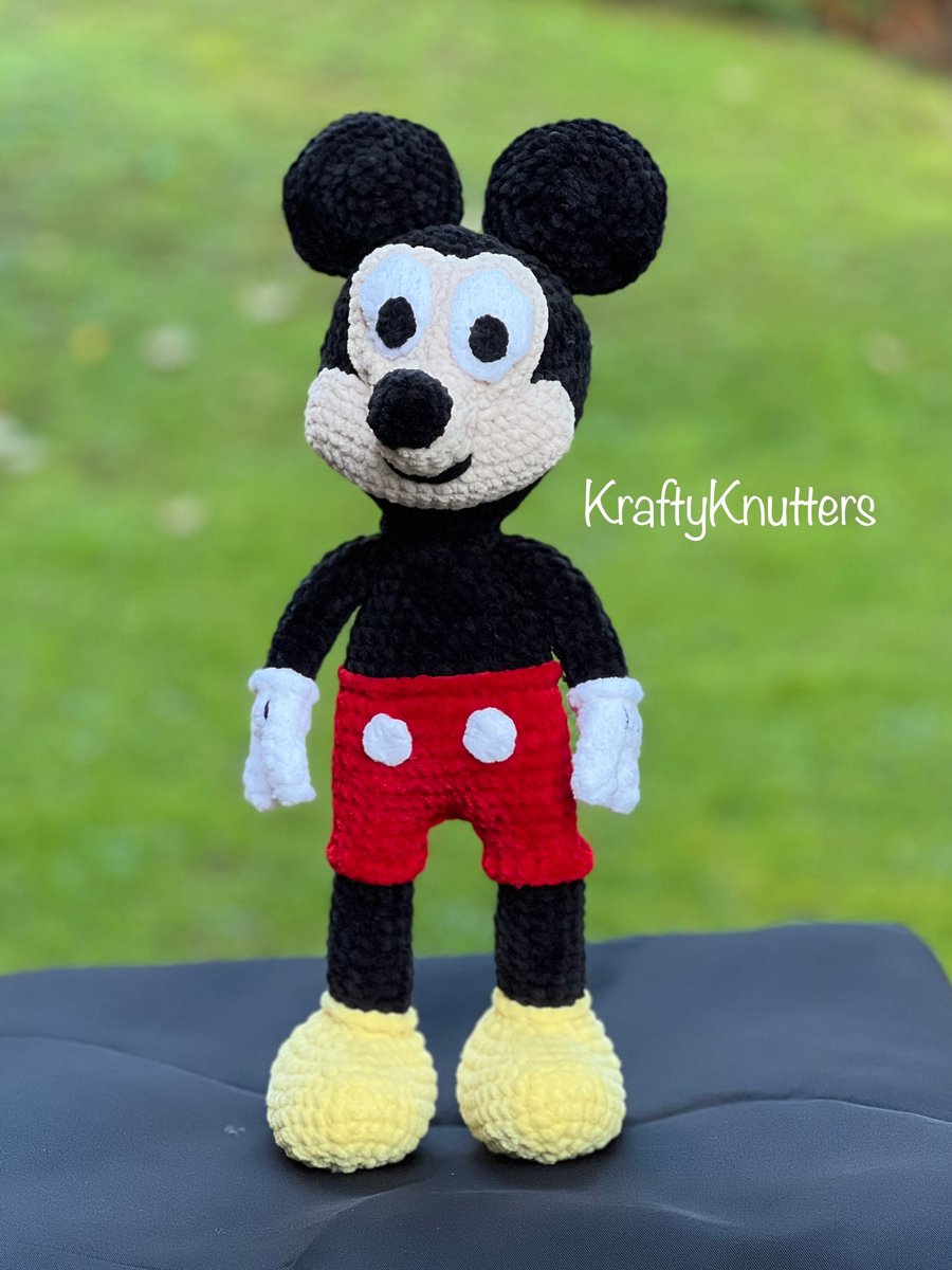 Handmade Crochet Mouse Plushie