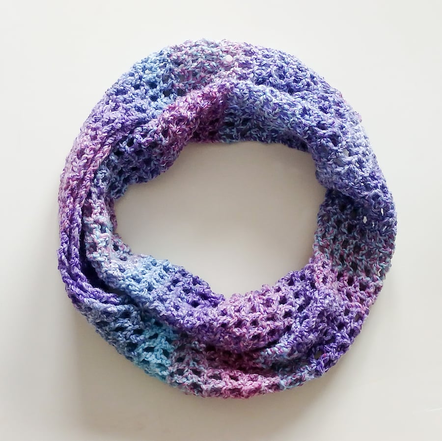 CROCHET PATTERN PDF Meadow Flowers Scarf