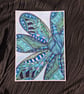 A4 Bloom In The World Print - Unframed Flower Art - Image 1