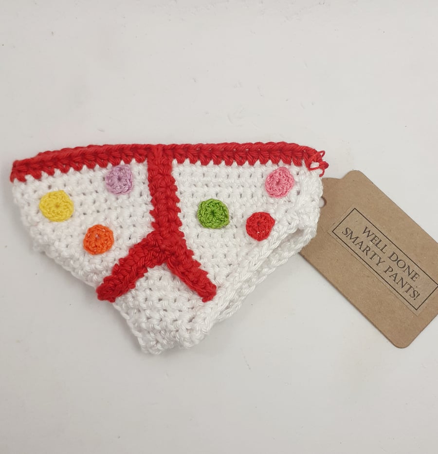 Crochet Smarty Pants - Alternative to an Exam Congratulations Card