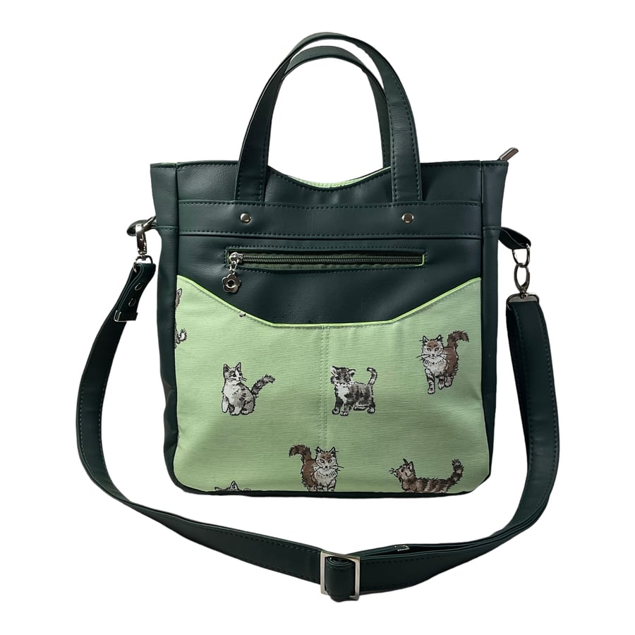 Cat cheap print purse