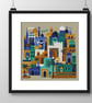 172 -  Cross Stitch Styles of the world Arabian Nights Abstract Eastern building - Image 3