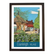 Cranleigh Village travel poster print by Susie West