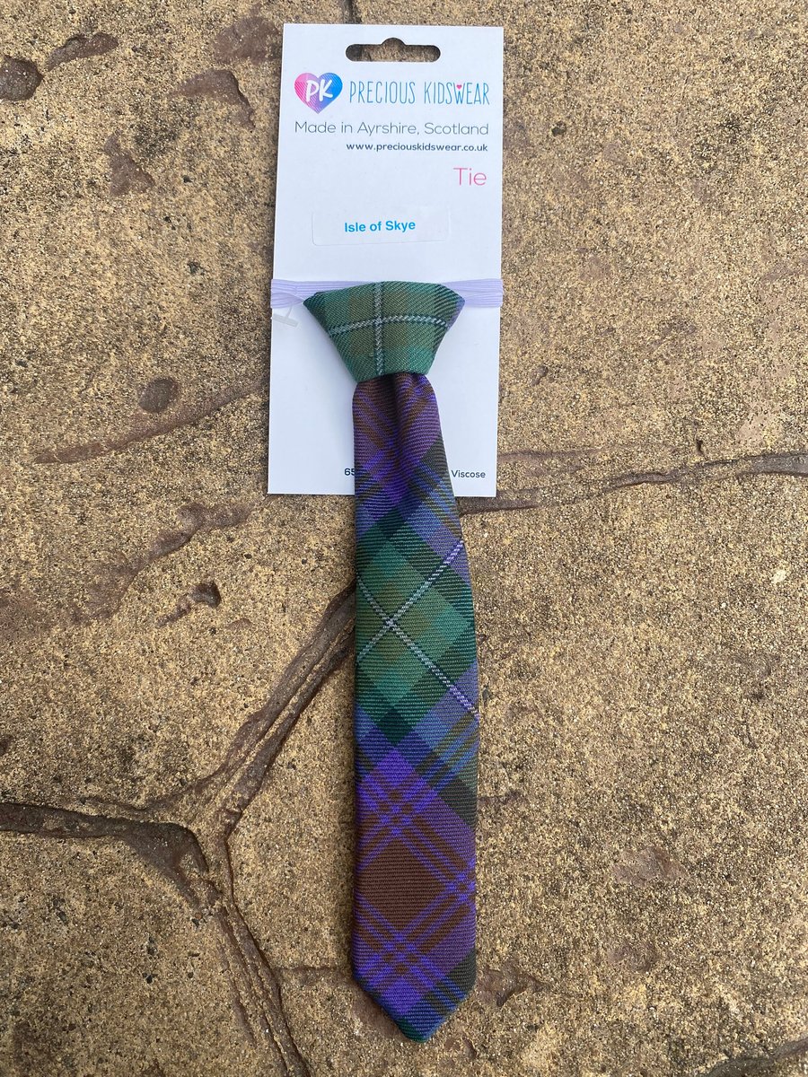 Isle of Skye Tartan Tie, Toddler, Kids