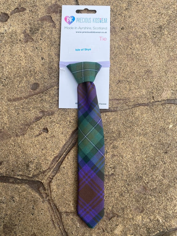 Isle of Skye Tartan Tie, Toddler, Kids