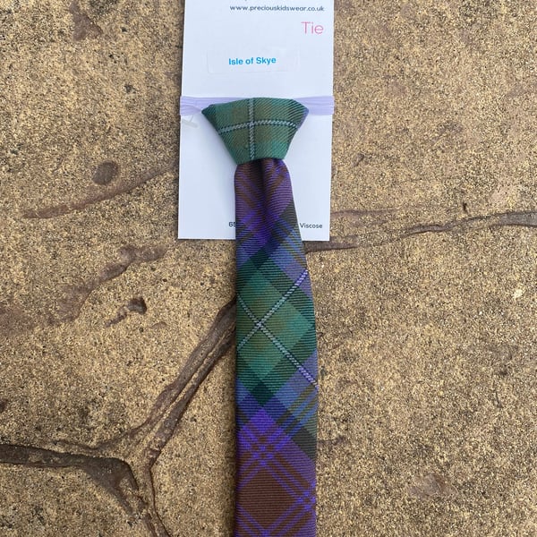 Isle of Skye Tartan Tie, Toddler, Kids
