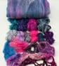 Scarf Kit: Blueberry Purple Luxury Textured Wool Felt Scarf Kit - Image 1