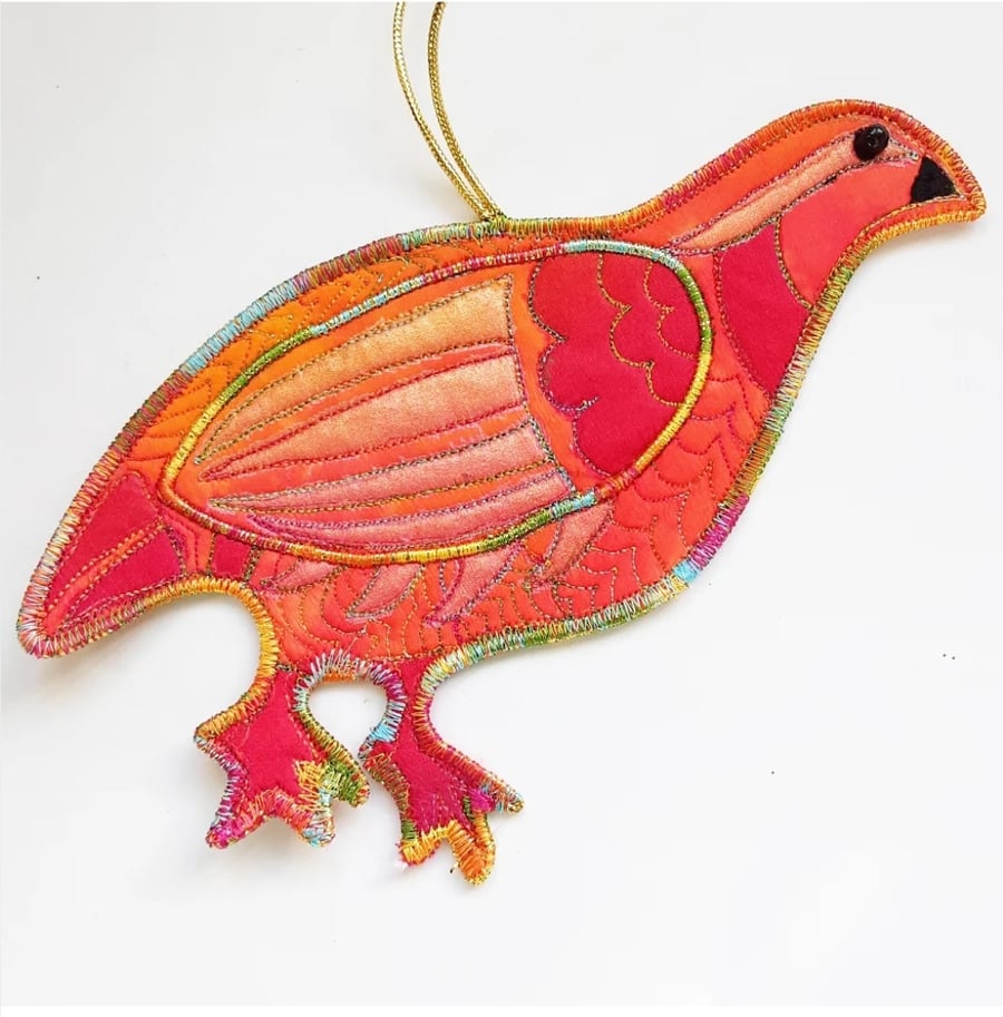 Partridge - Hanging Decoration 