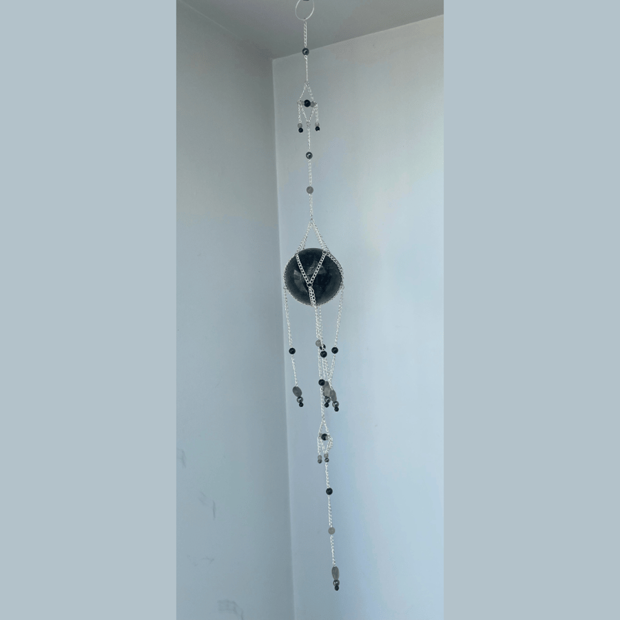 Labradorite Suncatcher (Handmade Crystal Wall Hanging)