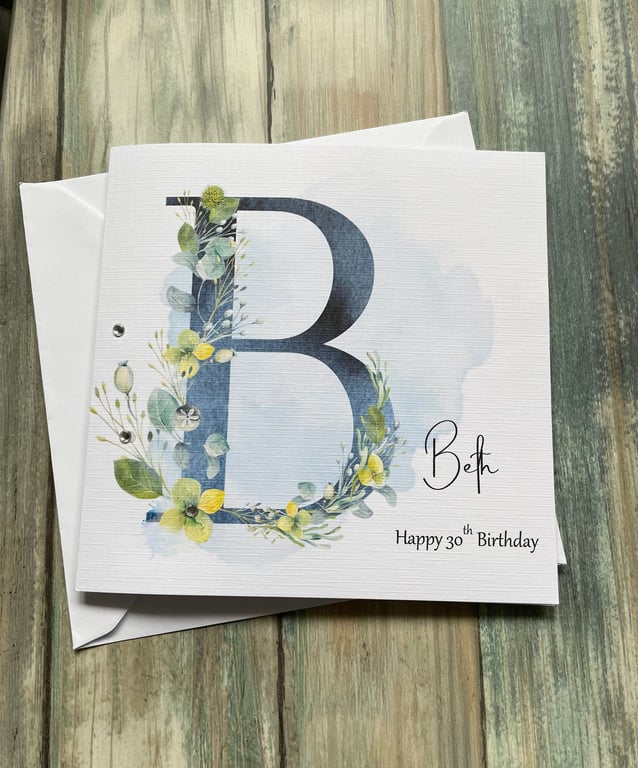 Personalised Birthday Card for Gran,Mum, Nan,Granddaughter,sister, Daughter etc
