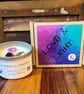 Lavender & Chamomile scented soy candle in a silver tin 