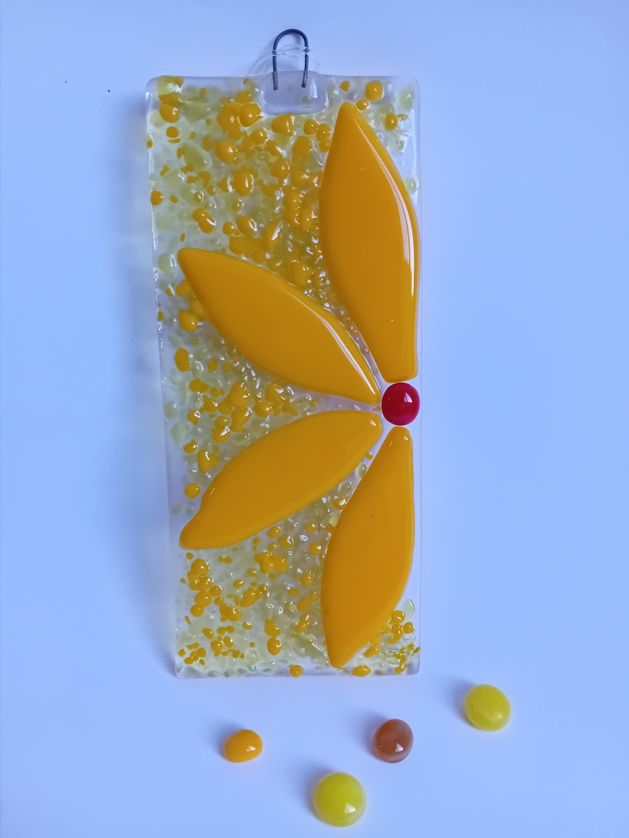 Yellow Flower Suncatcher 