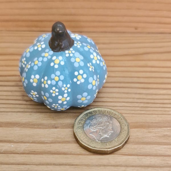 Ditsy Little Pumpkin- Blue