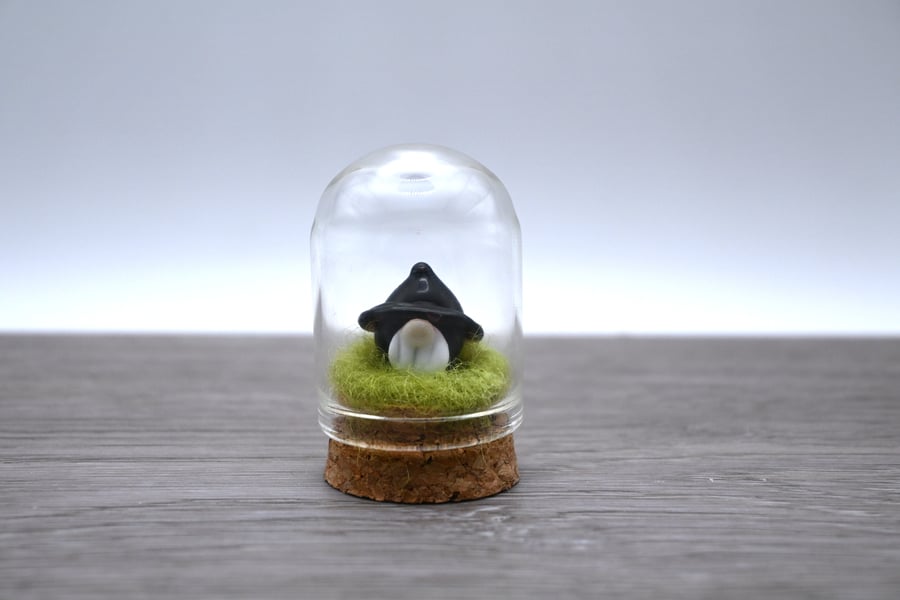 small glass gnome gift