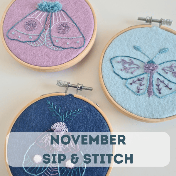 Sip & Stitch NOVEMBER – Creative Workshop at Granello Lounge