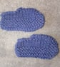KNITTING PATTERN PDF Denim Slippers  - Image 3