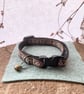 Brown Ribbon Cat Collar  - Image 1