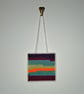 Small wall decoration with abstract landscape pattern, adjustable hang length  - Image 3