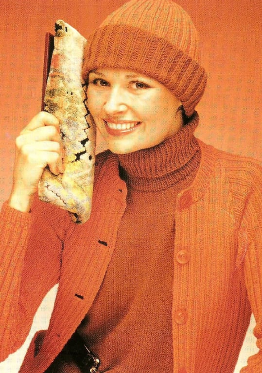 VINTAGE KNITTING PATTERN Ladies Mix N Match Ribs