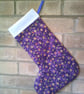 Purple Stocking with White trim Top - Image 1