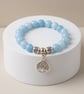 Aquamarine & Tree Of Life Bracelet
