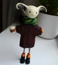 October Gremlin Art Doll - collectable autumn-themed figurine