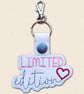 Limited Edition Keyring - Positive Embroidered Bag Charm - Image 4