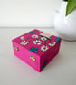 Pink Jewellery Box, Daisy Flowers Painting, Still Life Artwork, Mother Day - Image 5