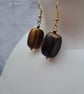 Yellow Tiger’s Eye Drop Earrings - Image 3