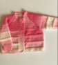 Baby pink cardigan 0-3 months