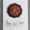 Embroidered Happy New Home Card 