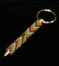 Beadwork Keyring and Mini-pen in Autumn Colours - Image 2