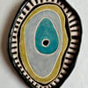 COLOURFUL HANDMADE CERAMIC WALL PLAQUE