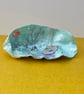 Hand Decorated Oyster Shell Trinket Dish