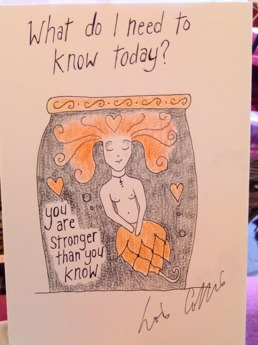 Small Prophets inspired original drawing " You are stronger than you know"