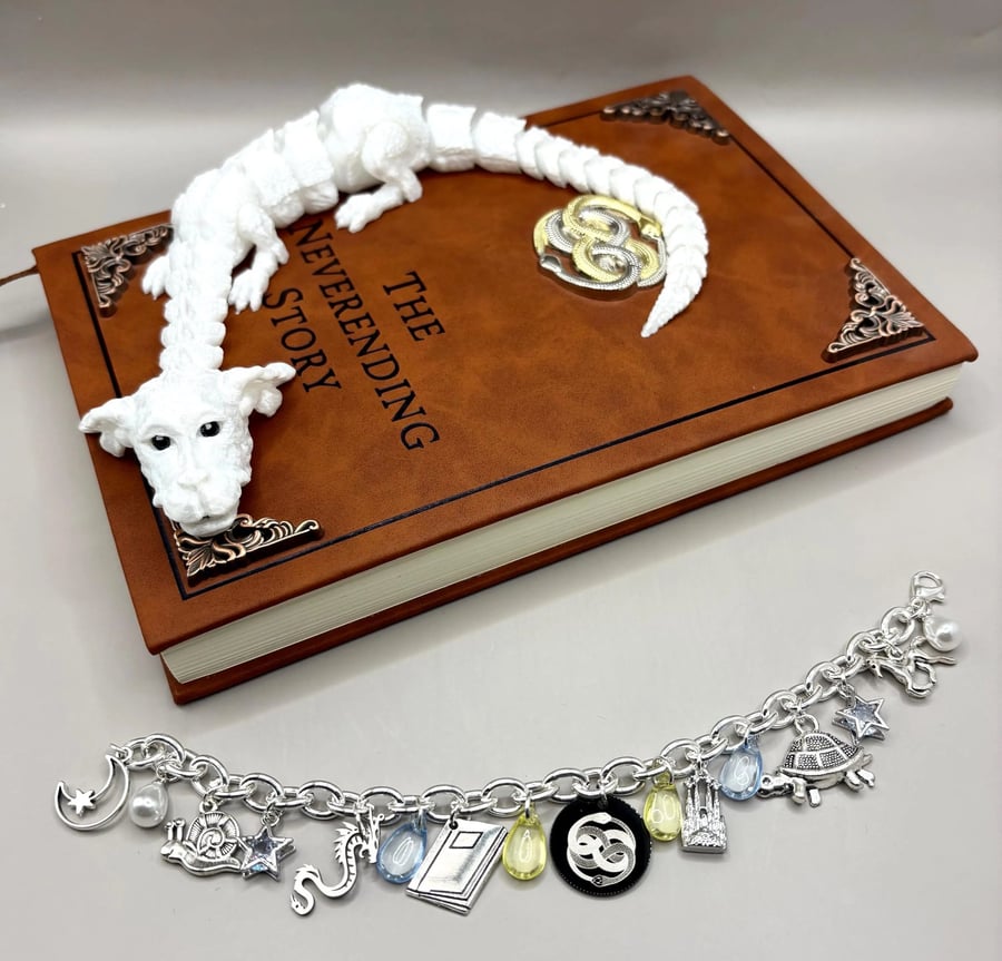 Neverending Story Inspired Charm Bracelet