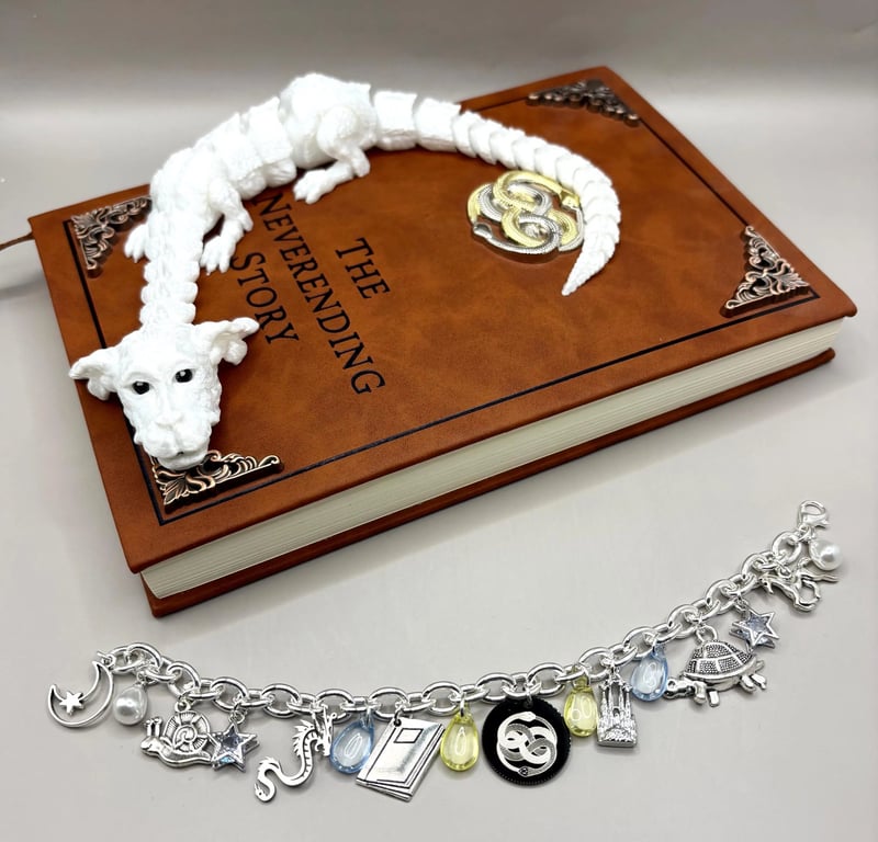 Neverending Story Inspired Charm Bracelet
