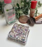 Reusable Bamboo Towelling Face Pads Pack of 7 - Purple Floral
