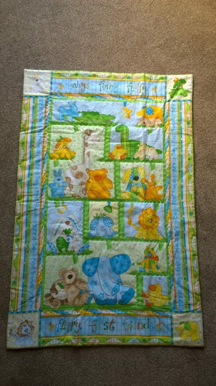 Babys First Friends Quilt SALE