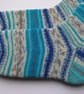 hand knit mens wool socks UK 8-10 - Image 2