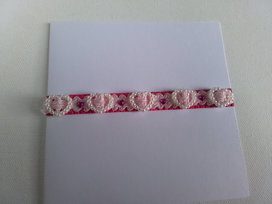 Wedding card. Valentine card. Card with hearts. Ref 074