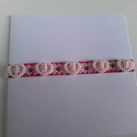 Wedding card. Valentine card. Card with hearts. Ref 074