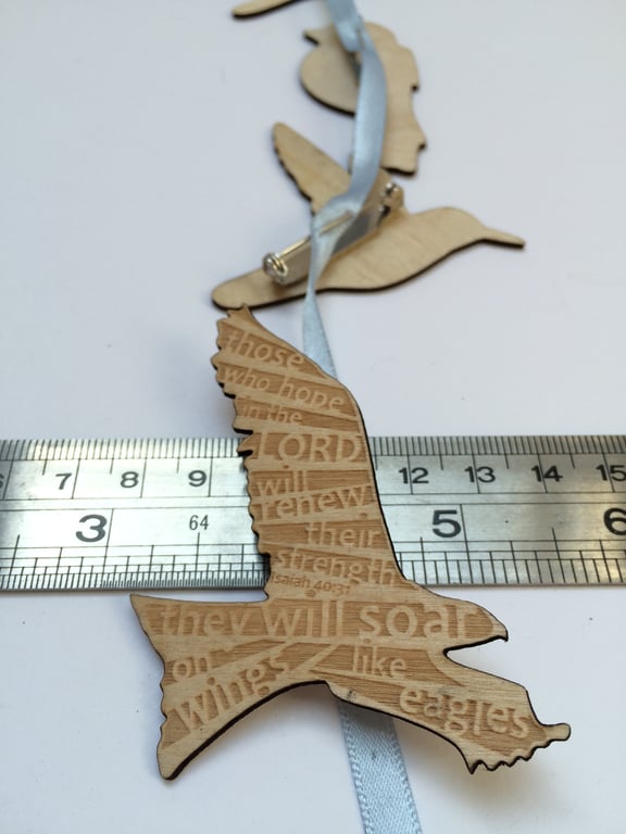 'Laser Tweet' magnet - Isaiah 40:31