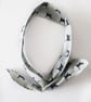 Cat Print Rockabilly Style Wired Headband - Image 3