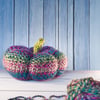 Stunning crochet pumpkin halloween autumn decoration in premium acrylic yarn
