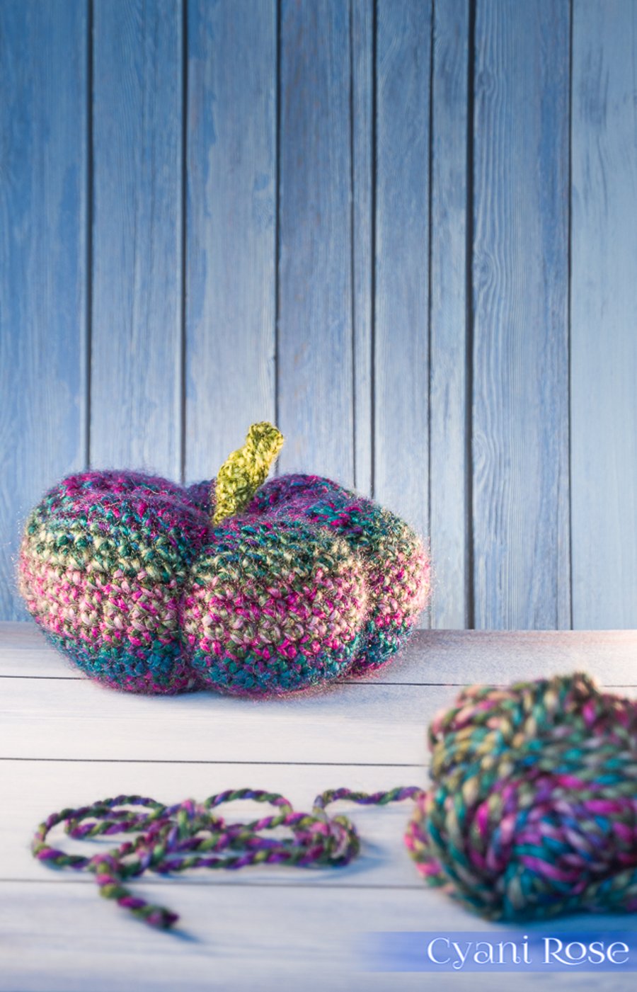 Stunning crochet pumpkin halloween autumn decoration in premium acrylic yarn