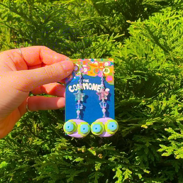 Clay Earrings - The Commoners - Pair 10